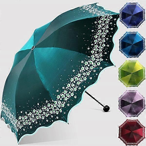 Full Blackout Color Glitter Umbrella Rain