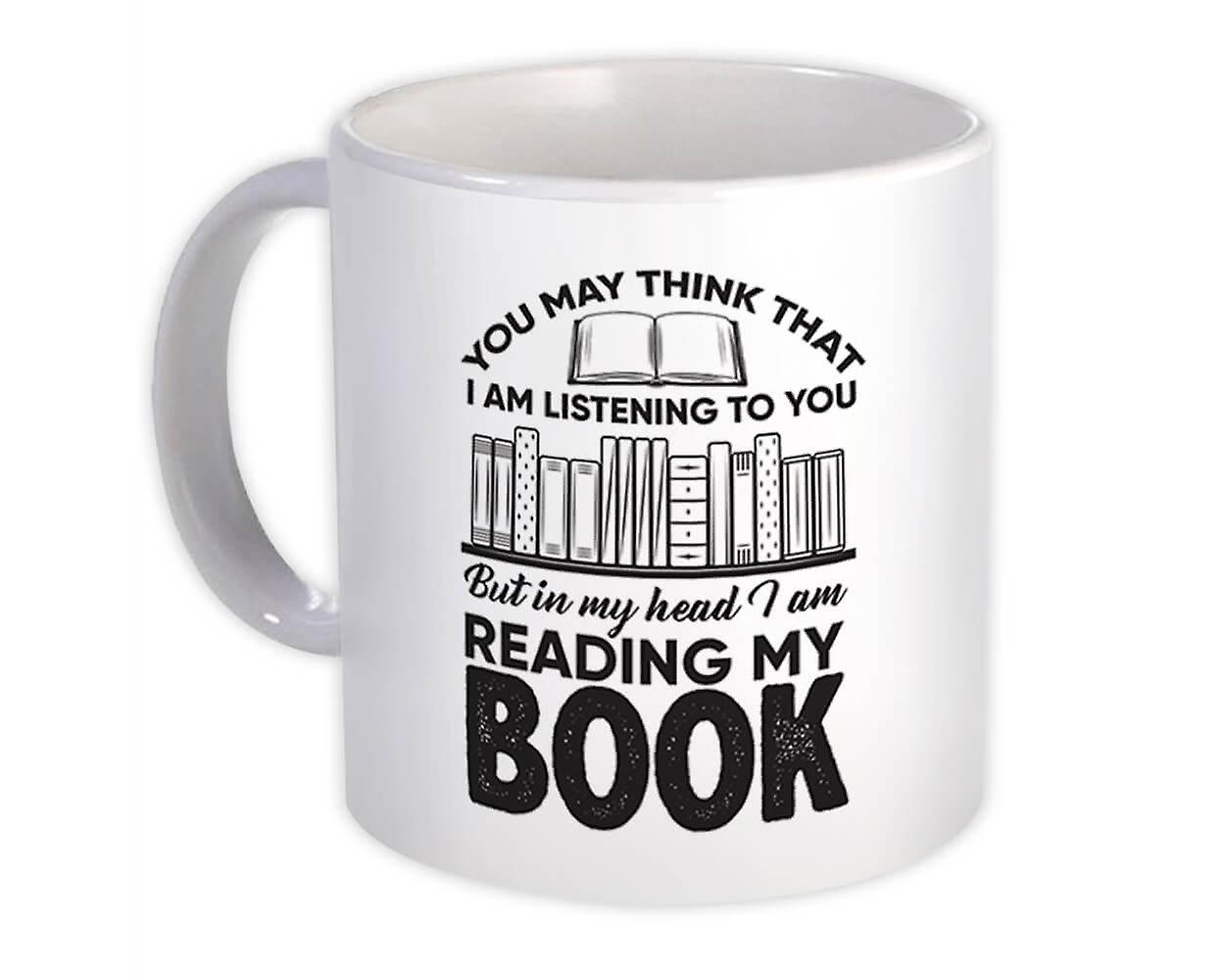 Presentmugg: Jag läser min bok för