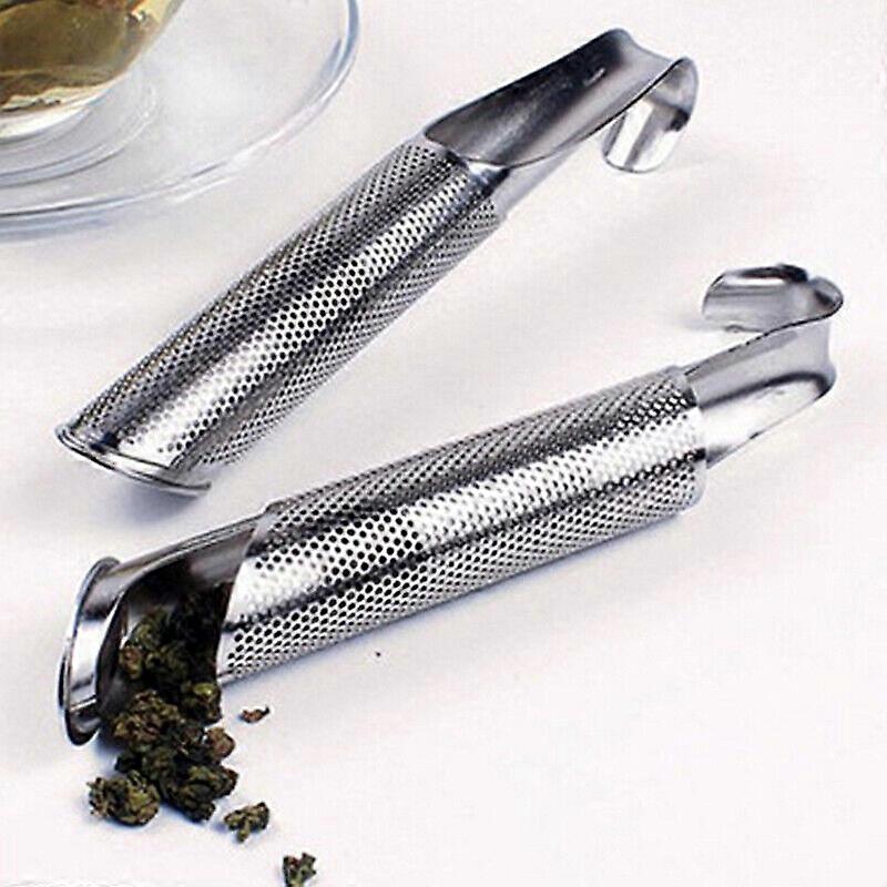 Pipe Shape Loose Leaf Diffuser Tea Strainer Stainless Steel Infuser Tea Filter