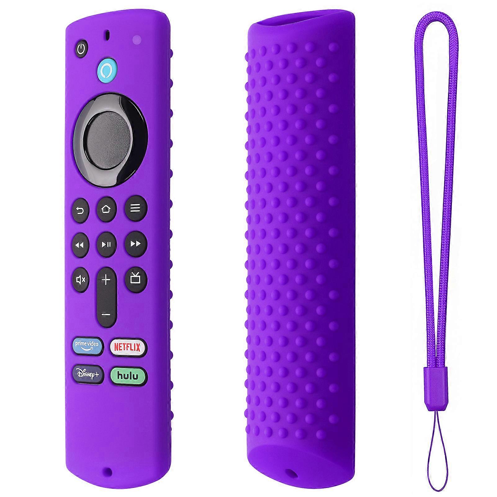 1PC Protective Case Cover Silicone Sleeve Shockproof Anti-Slip Replacement For Amazon Fire TV Stick 4K Max Remote Control