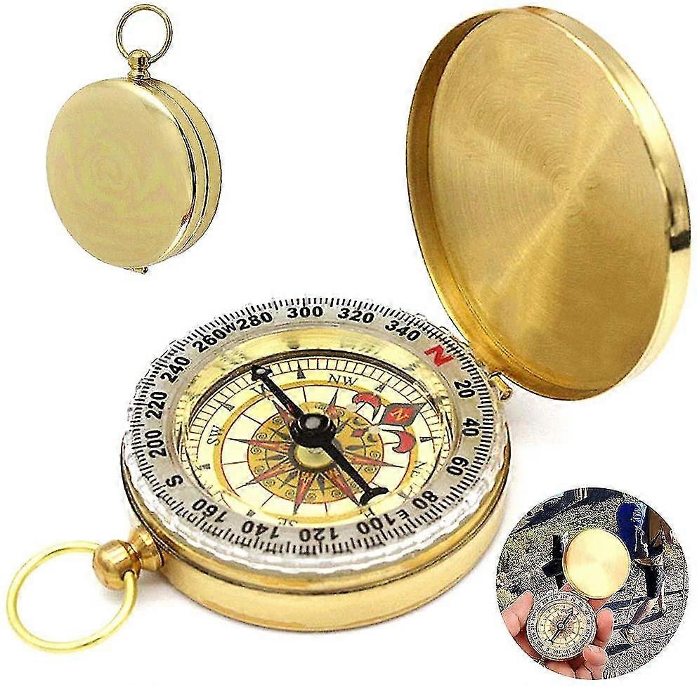 Compass, Portable Compass, Pocket Compass, Outdoor Compass, With Illuminated Numbers