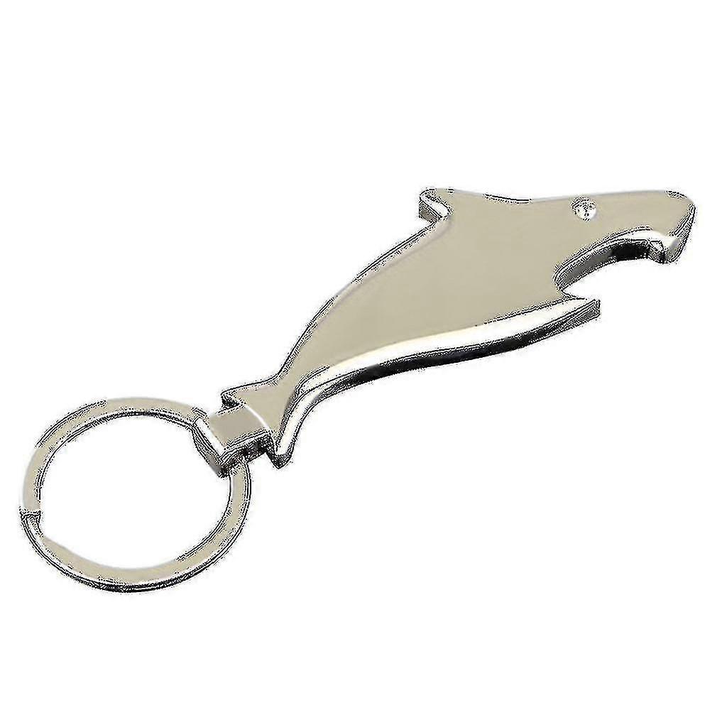 Creative Beer Bottle Dolphin Bottle Opener Easy Open Keychain Keyring Gift- High Quality