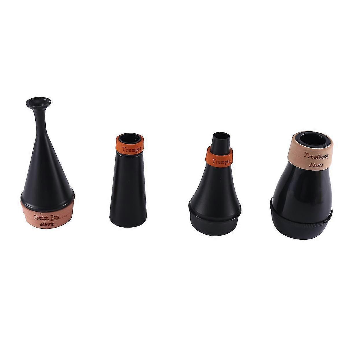 Round Horn Tenor Trombone Mutes Trumpet Semi Enclosed Mute Device Practice Instrument Accessories