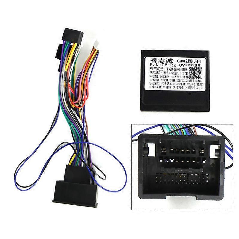 Car Radio Dashboard Frame For Buick Excelle 2 2009 - 2015 For Opel Astra J 2009 - 2017 Panel Frame Power Cord CANBUS
