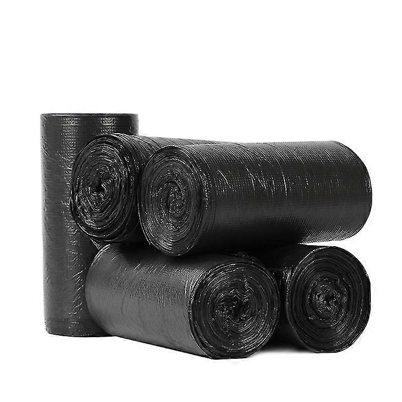 High-quality Domestic Garbage Bags, Continuous Roll Garbage Bags,200pcs Black Banmo