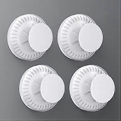 Wall Suction Cup Hook, Plastic Suction Wall Hook With Powerful Force Reusable Set Of 4 Towel Rack Towel Rack Crown For