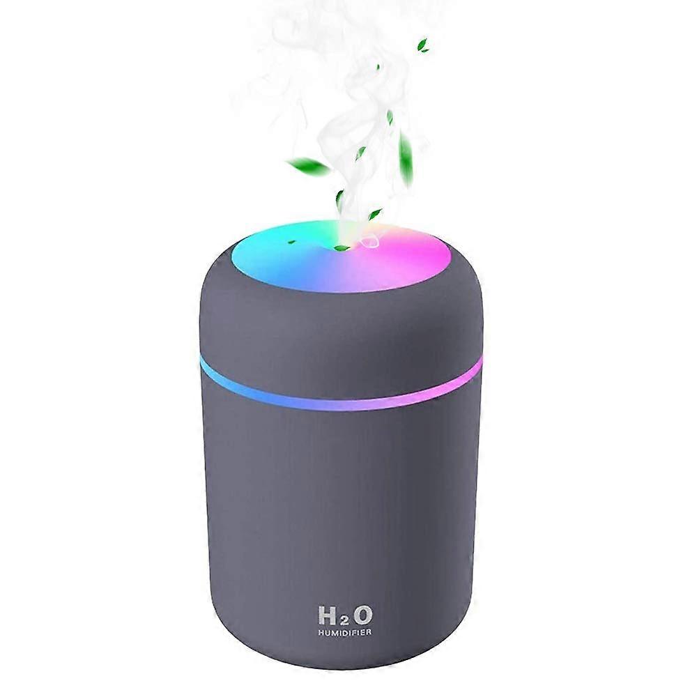Mini Ultrasonic USB Air Humidifier with 7 Breath Light Colors, Auto Shut Off, 2 Mist Mode