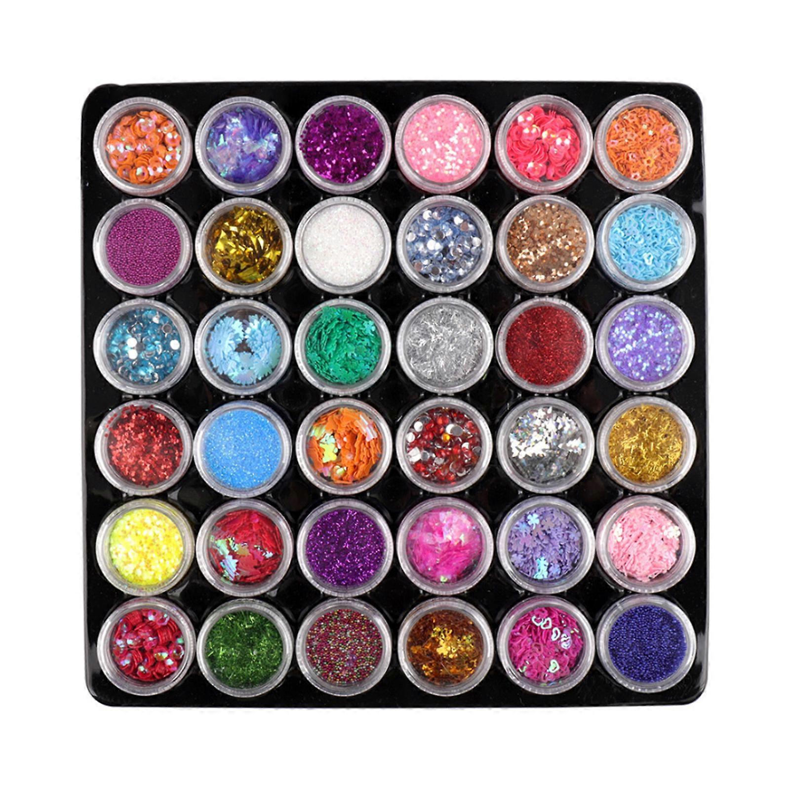36 Color Valentines Sparkling Sequins Glitter for Epoxy Resin Mold Fillings