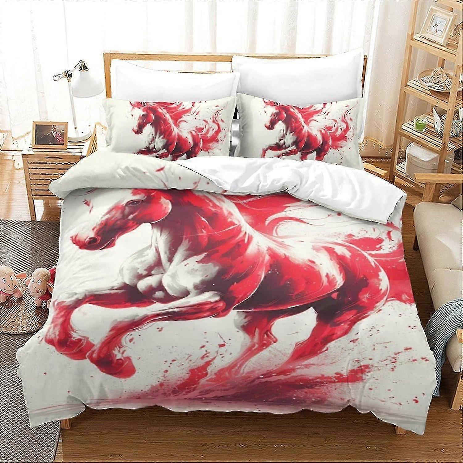 J928 Lençóis Estrelas Coloridas Capa de Edredão 3 PCS Capa de Colcha de Qualidade de Hotel Conjunto de Cama Capas de Cama com Fronhas com Fecho de Zíper Ultra Macio Hipo