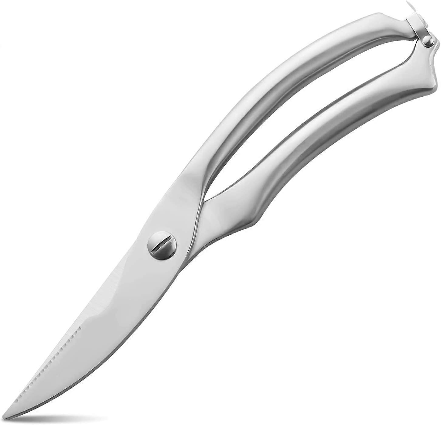 Kitchen Scissors Spring Loaded Multipurpose Kitchen Shears, Stainless Steel Cooking Scissors