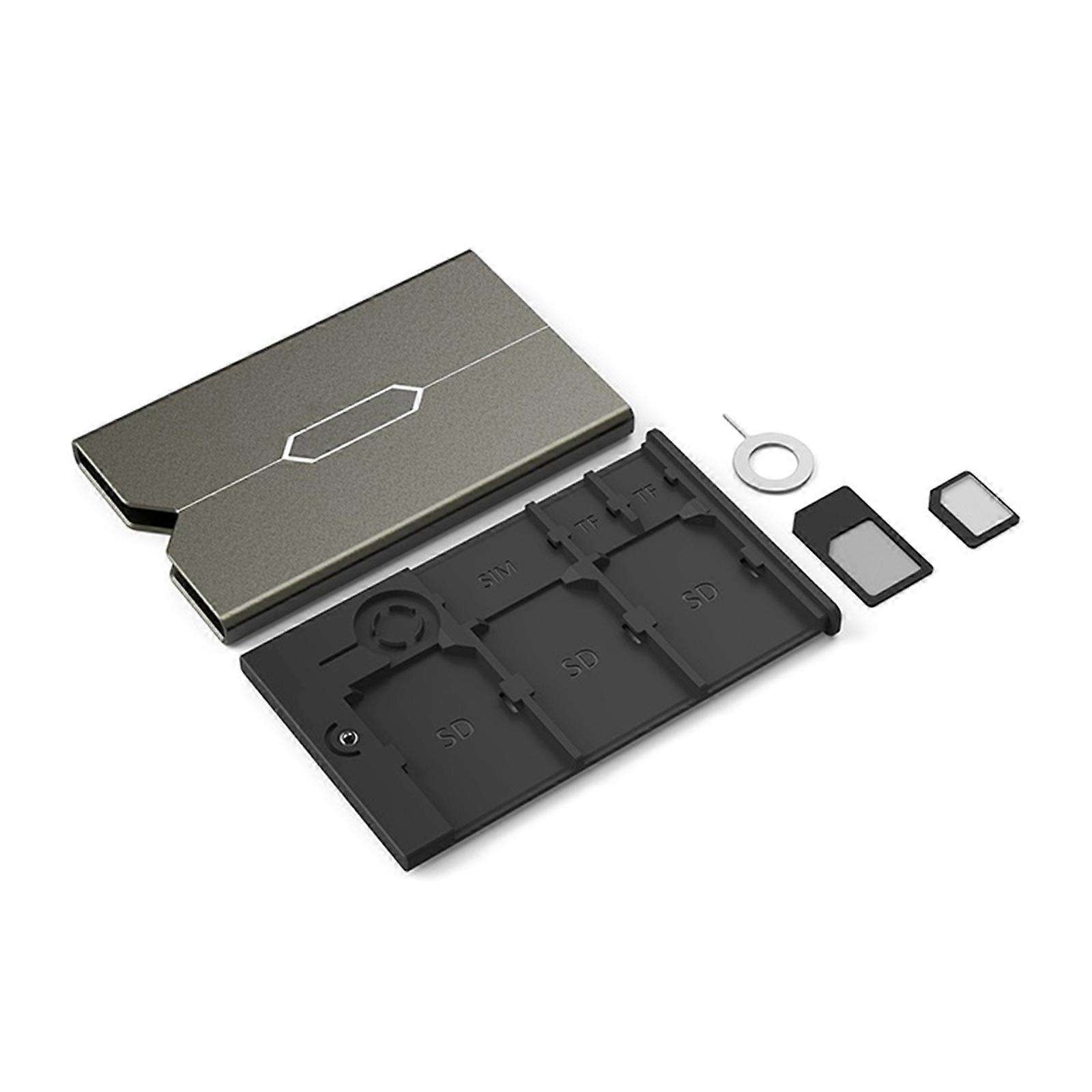 Memory Card Protector Cover CNC TF SD SIM Card Organizer DSLR Camera Rig 2832