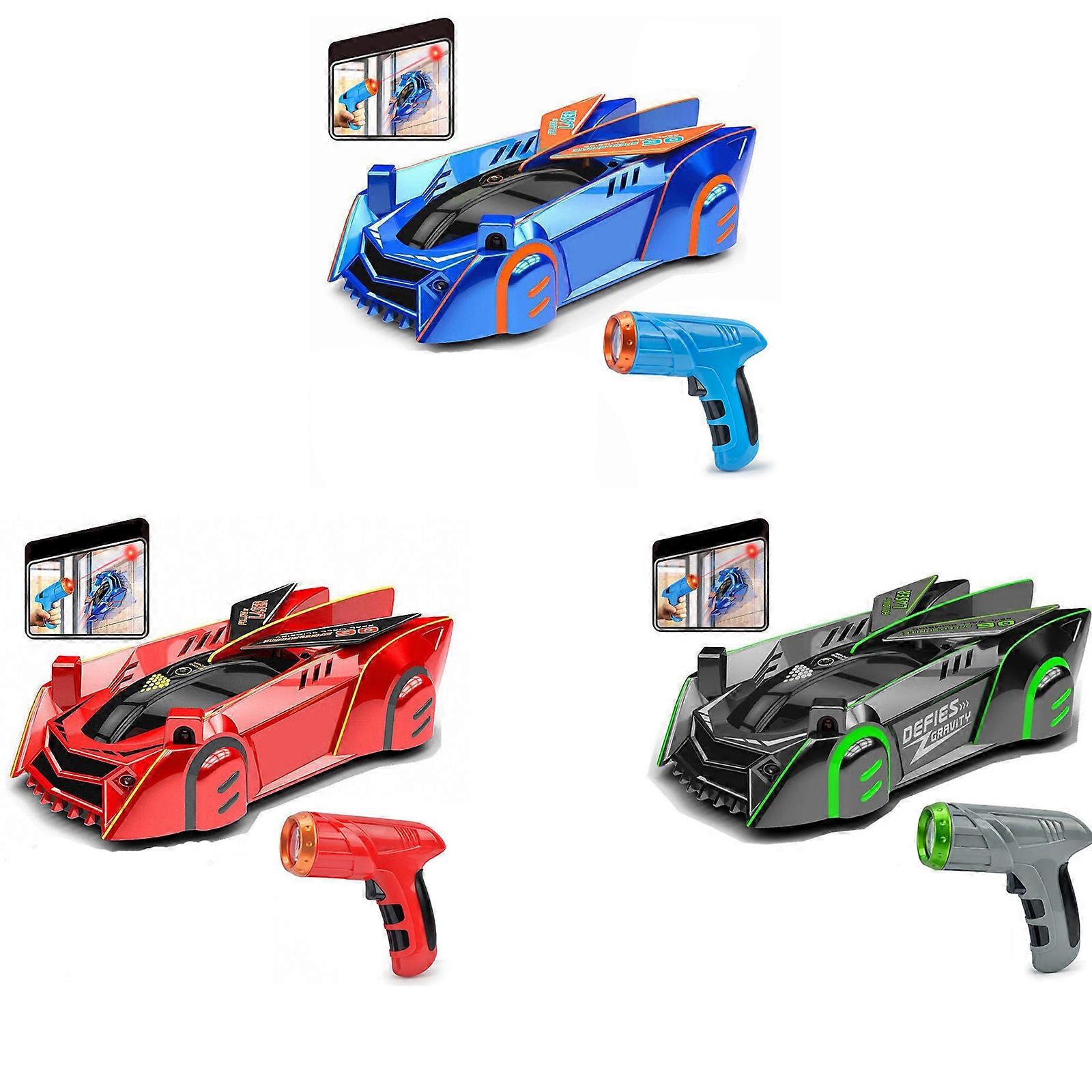 RC Laser Parete Arrampicata Auto Da Corsa A Infrarossi Controllato Stunt Car Giocattolo Per Bambini