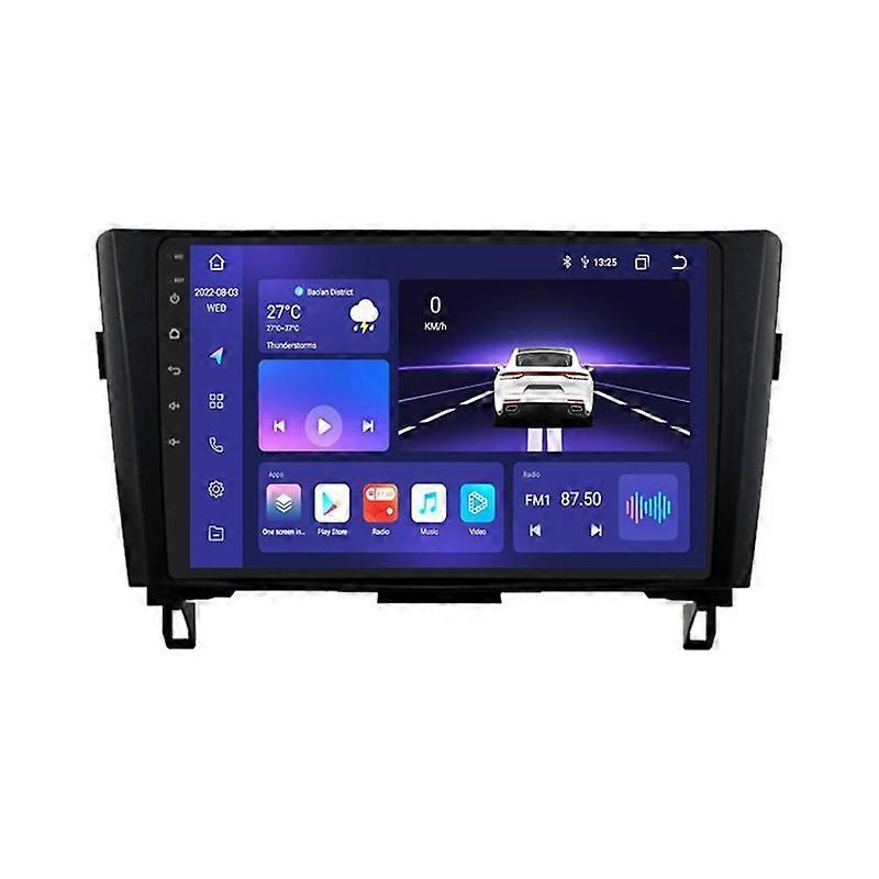 2 Din For NISSAN X-Trail Qashqai Rogue 2014-2018 Car Radio Carplay 4g 8-core Wifi Android Auto Car Stereo Car Multimedia Video Player GPS Navigation D