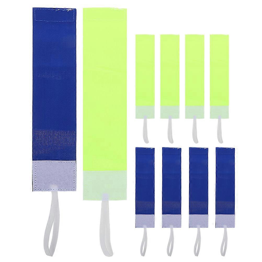 10Pcs Captains Armbands Team Armbands Elastic Armbands Sports Match Accessories for Children