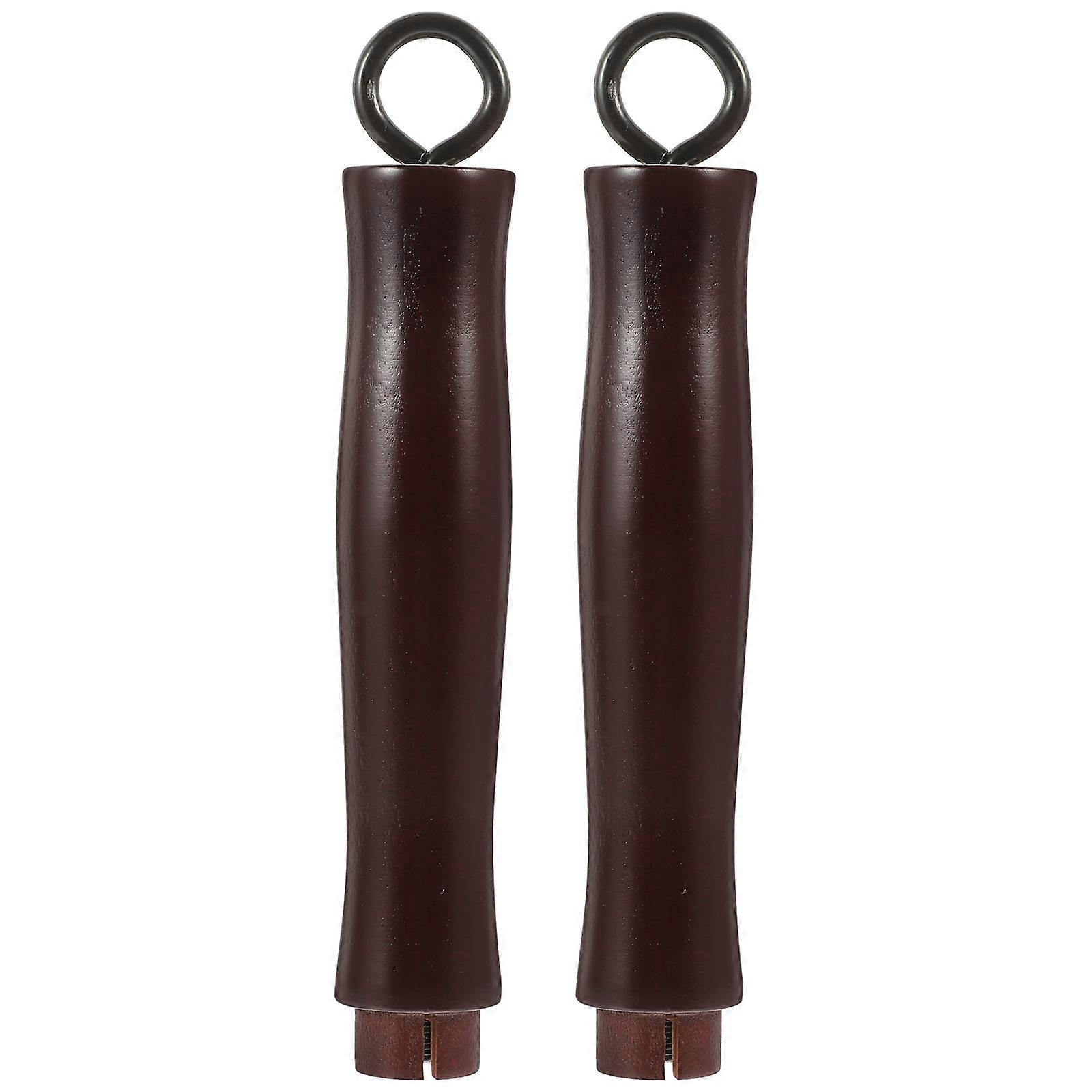 2Pcs Wooden Pot Handle Universal Pot Handle Detachable Pot Handle Long Handle Grip Replacement
