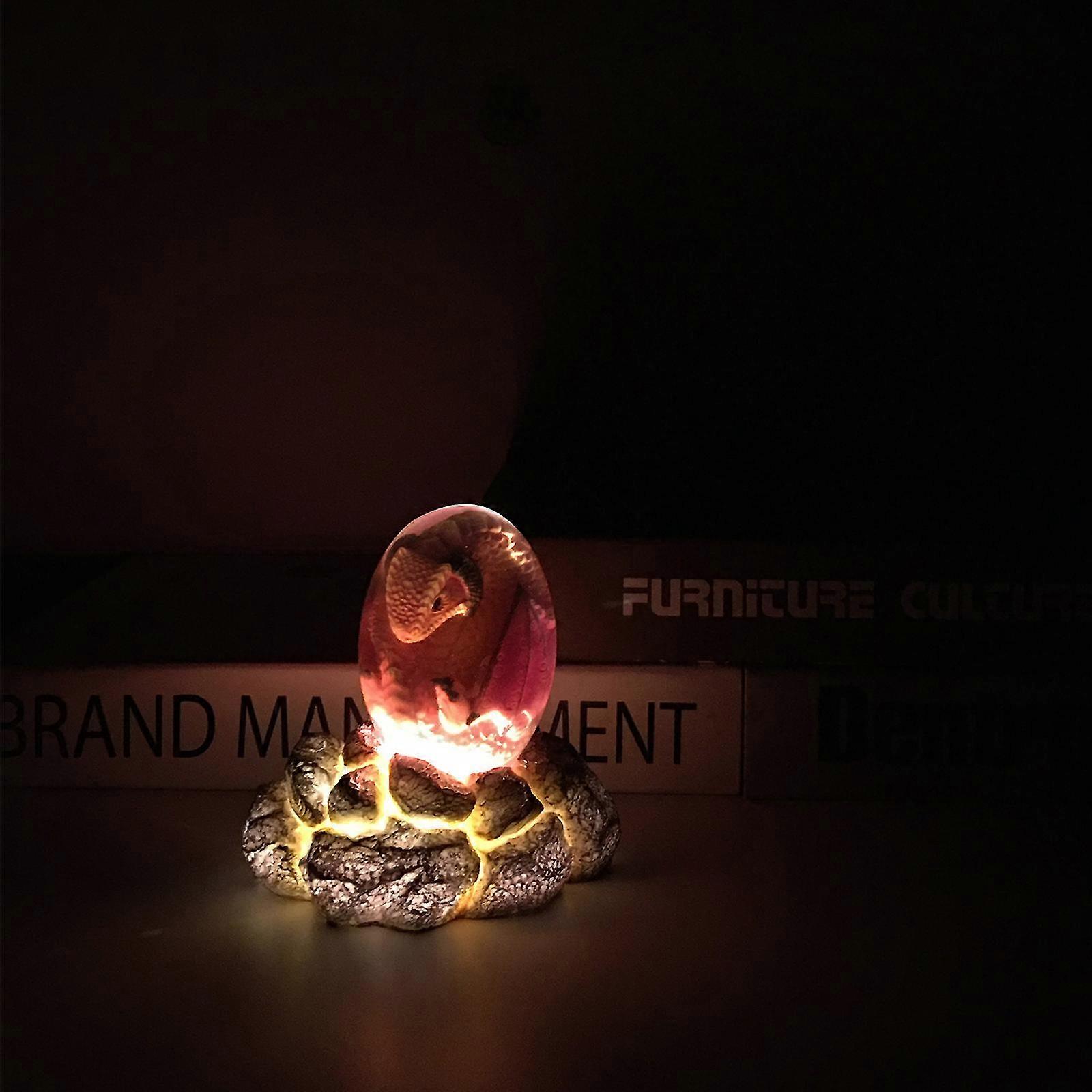 Lava Dragon Egg resina statua uova di dinosauro ornamentali scultura pietra preziosa di cristallo Souvenir Home Decor Collection giocattoli regalo per bambini  15