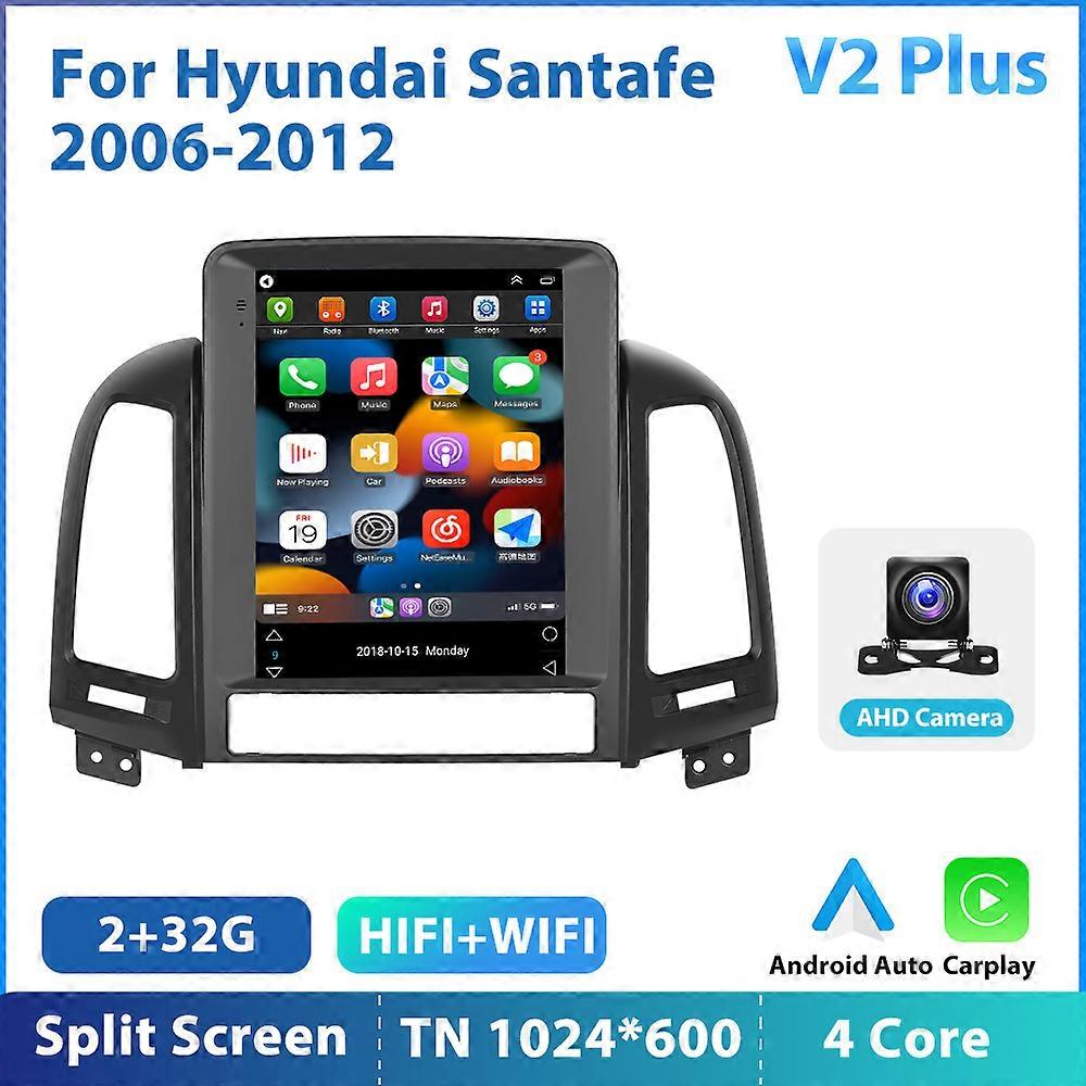 Podofo Pemutar Multimedia Radio CarPlay Android Mobil untuk Hyundai Flety 2006-2012 2 Din Autoradio Video AI Suara GPS Navi 4G WiFi