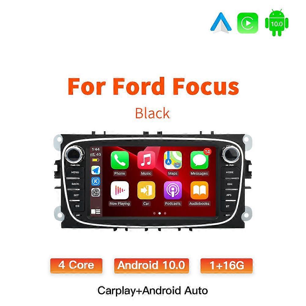 GATAXASKY Car Android CarPlay Radio Multimedia Player For Ford Focus S-Max Mondeo 9 Galaxy C-Max GPS Navigation Video NO DVD