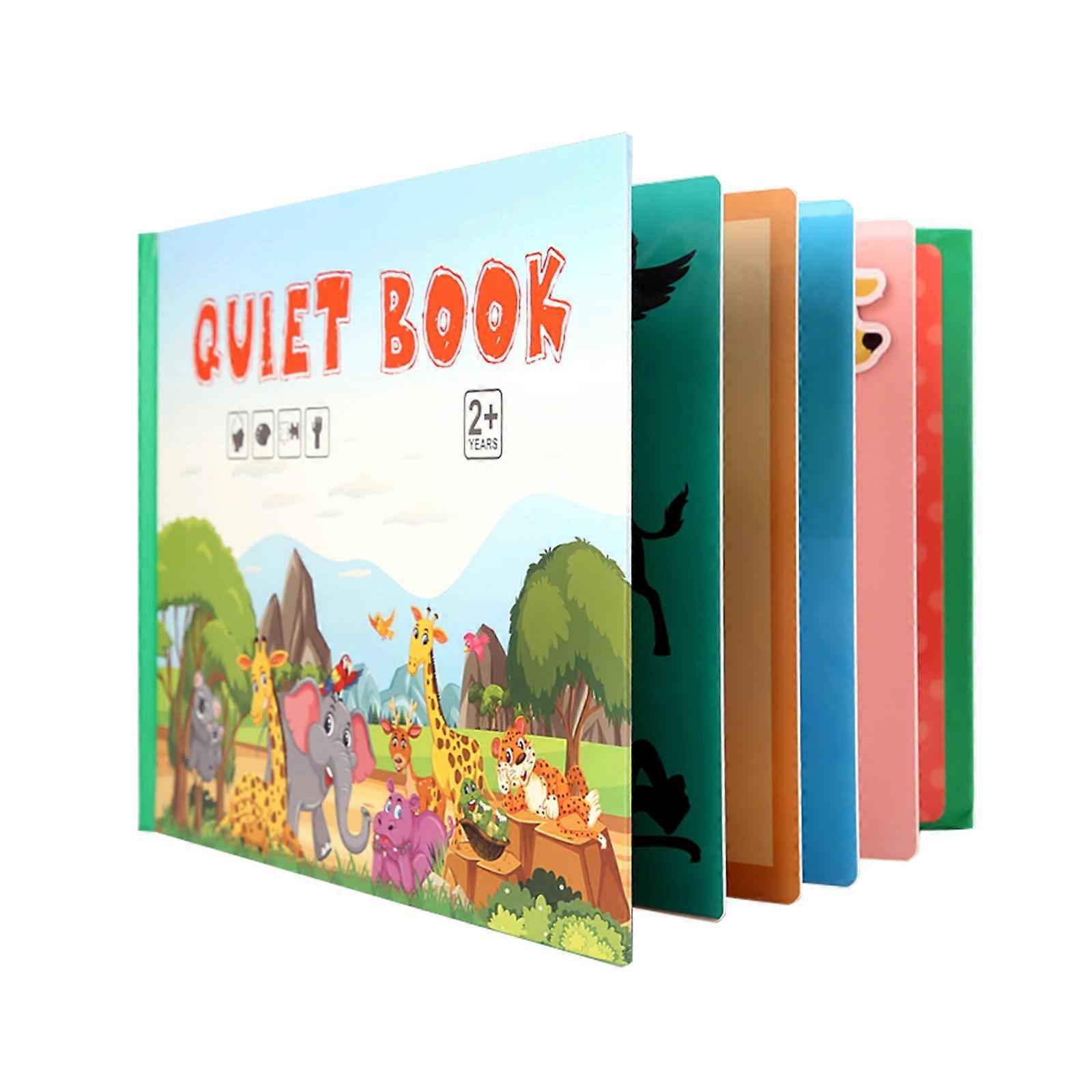 New Arrive Quiet Book for Toddlers 2-4 Learning Skills Interactive Busy Book Sensory Book Educational Toy Books