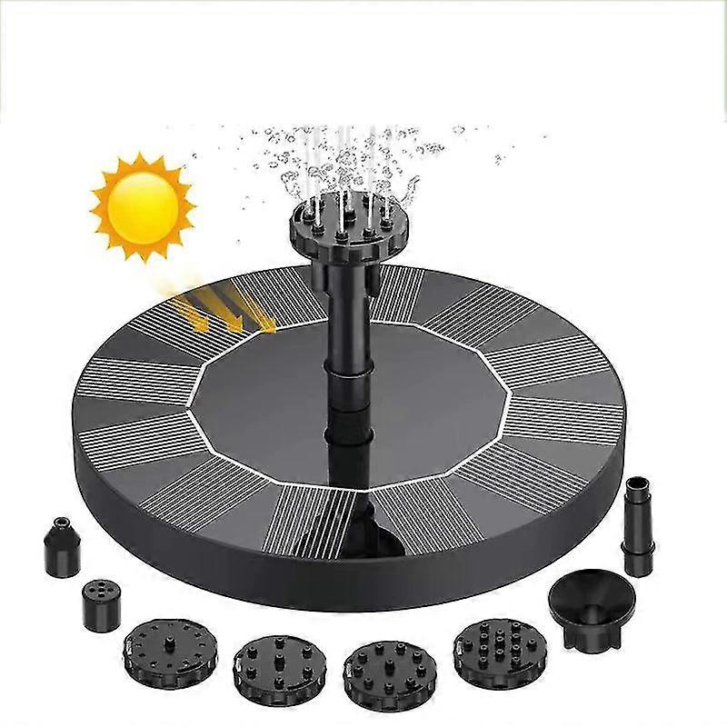 Mini Solar Powered Fountain | Solar Bird Bath Pump