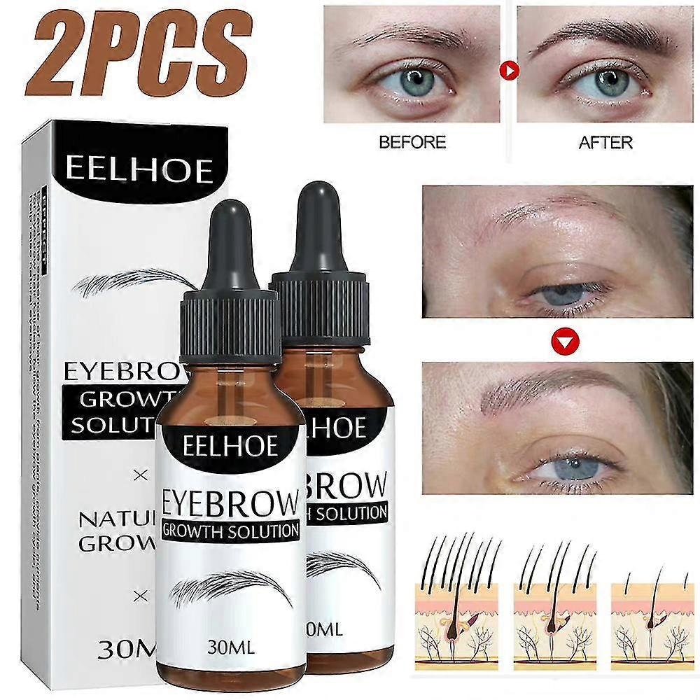 30ml Solution de croissance des sourcils Cils à croissance rapide Cils Huile essentielle