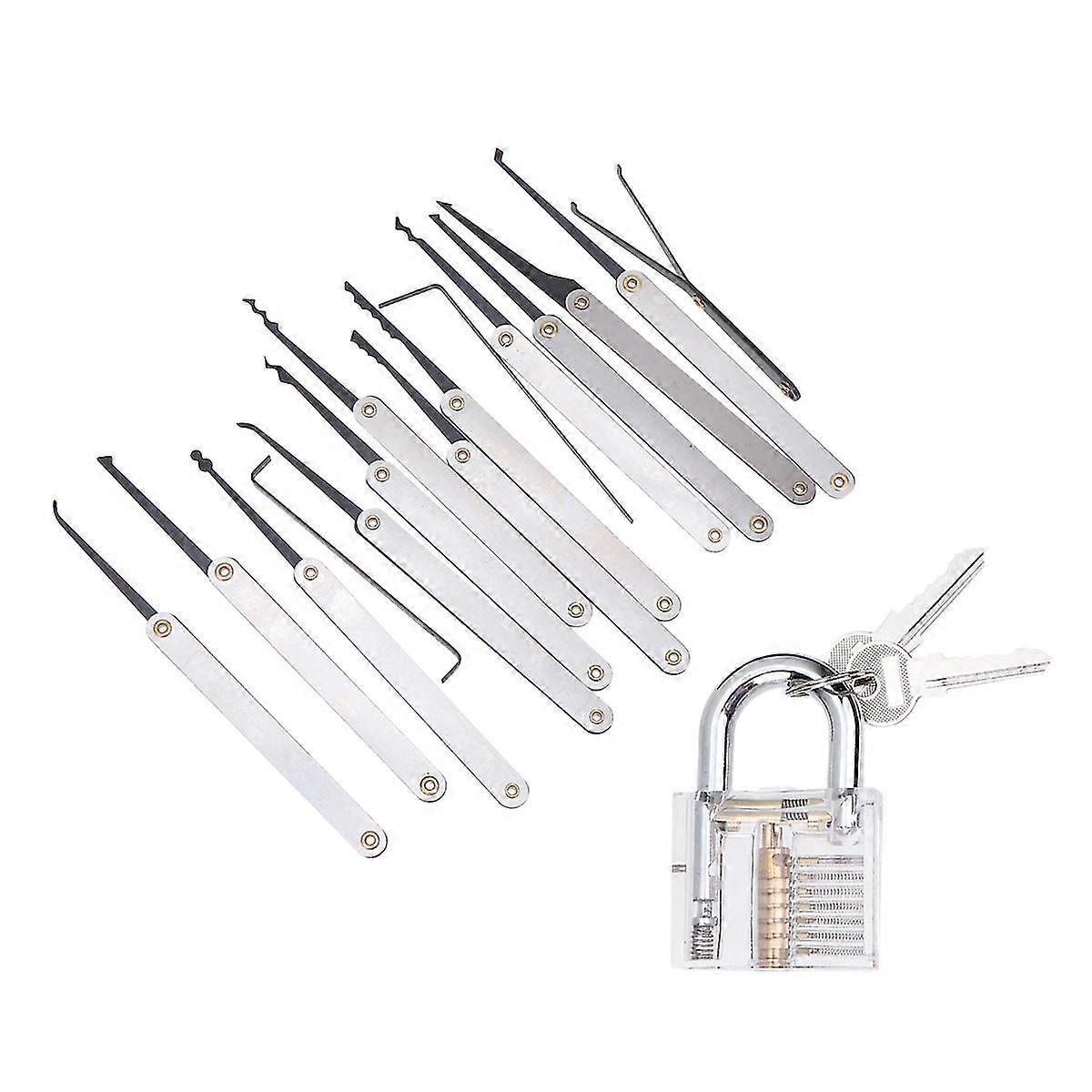 15 Lock Pick Tools Lock Picking Kit Lockpicking Set Locksmith Tools Professional Lock Pick Set