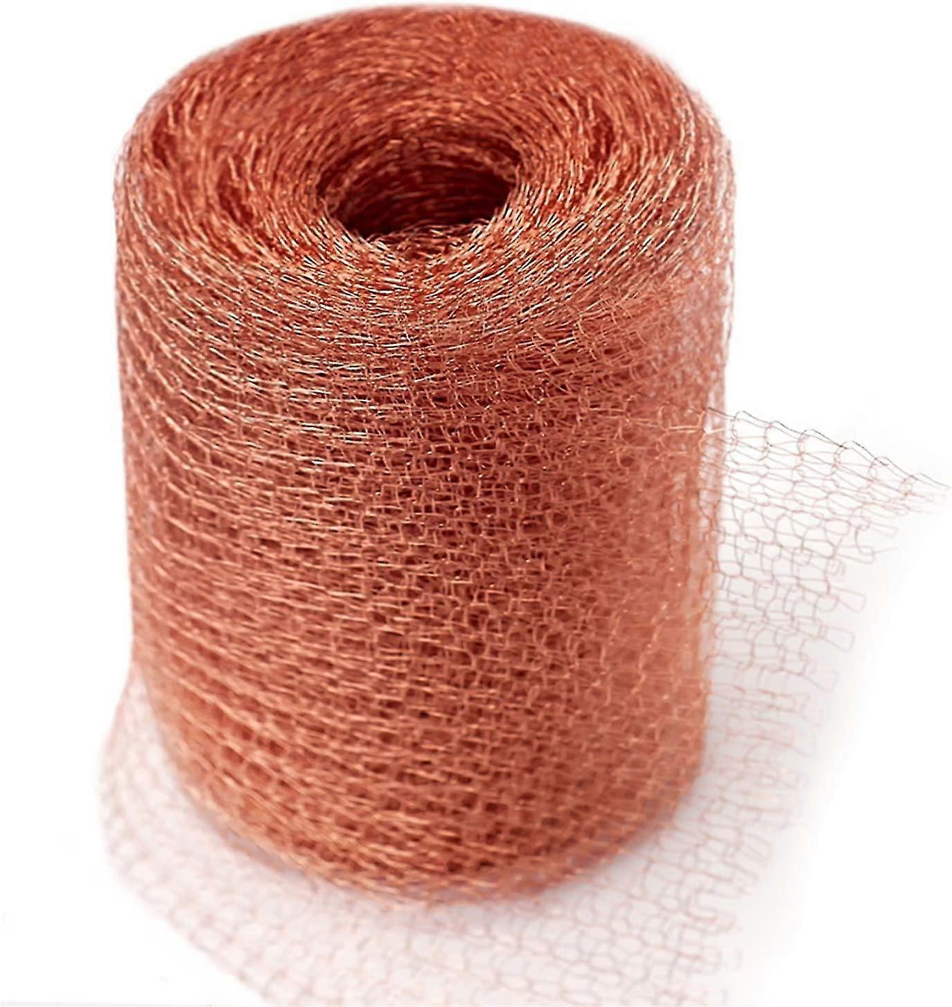 High Quality Rodent Netting, 100% Copper Anti Slug Snail Mice Rat Bird Nematodes Ferramol, Copper Knitted Netting(6 Meters)