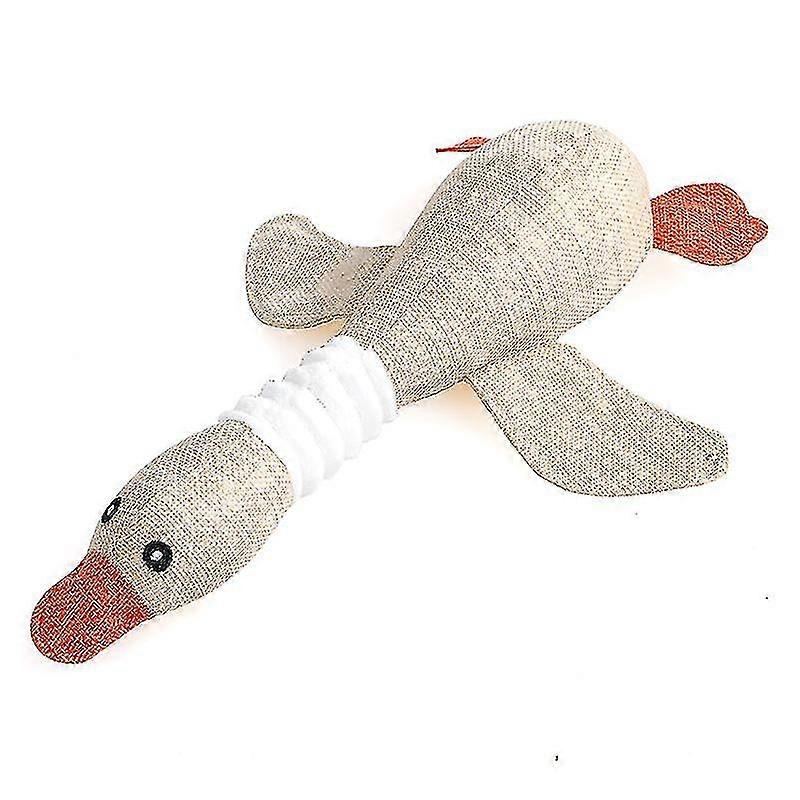 Dog Toy With Squeaker For Small Medium Dogs Goose Shape