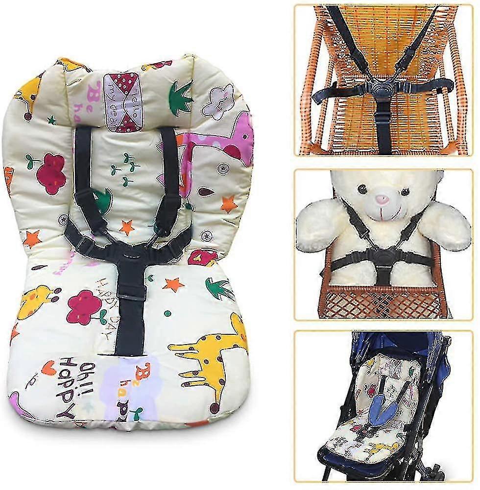 Highchair Cushion And Suspenders, Highchair Cushion, Padded Baby Highchair