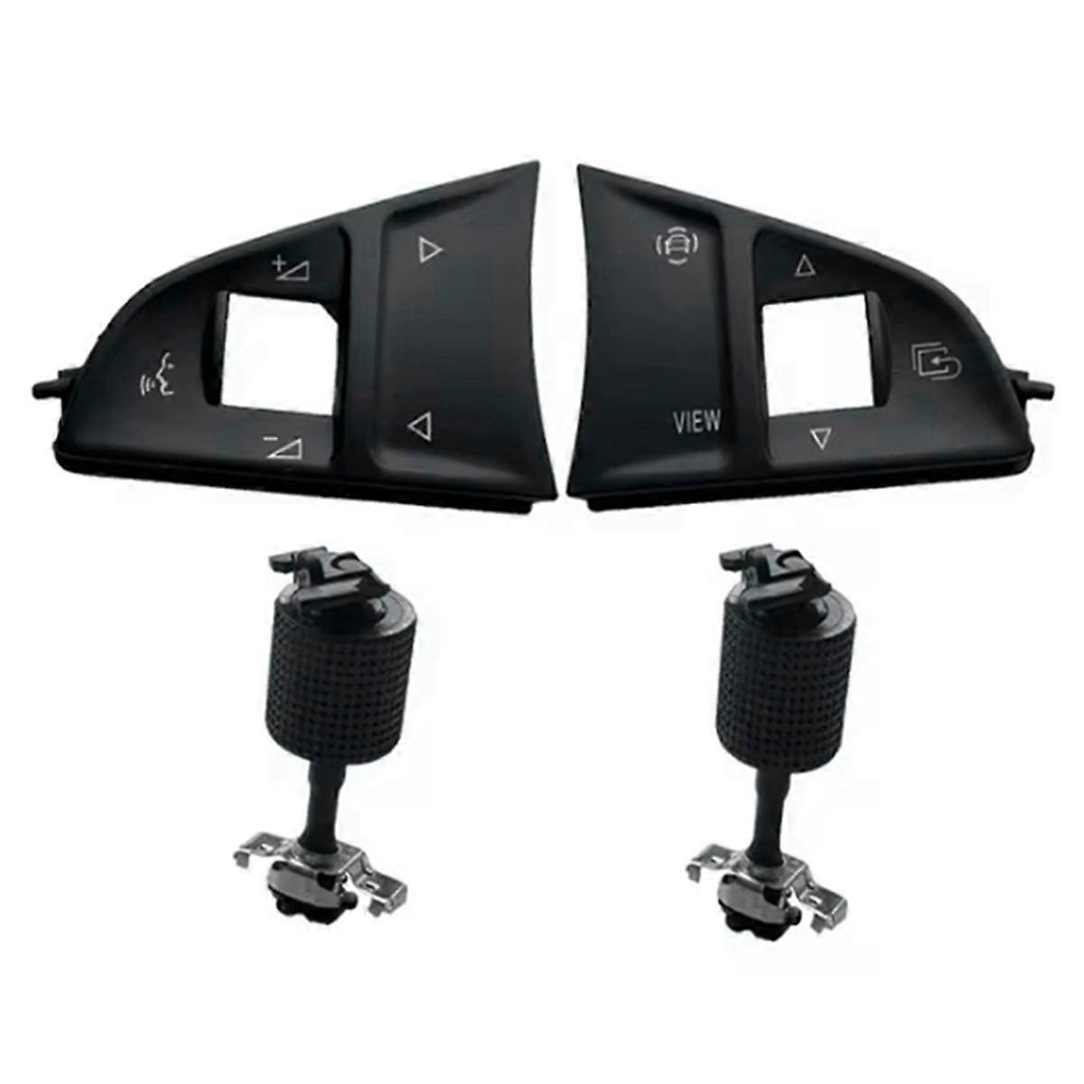 4x Multi-Functional Steering Wheel Switch Button Cover Trim for 3 A7 Superb 3V Fabia Mk3