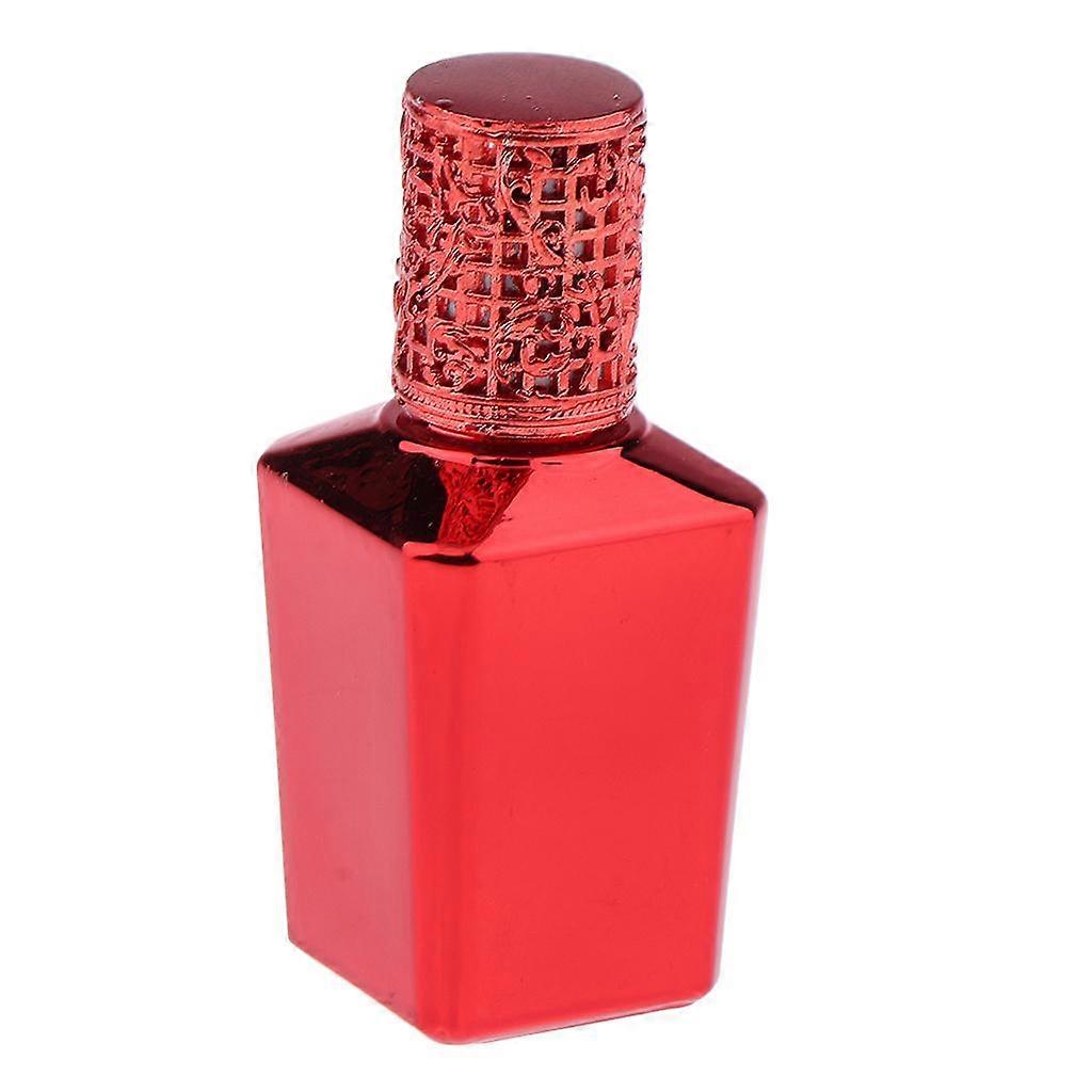 Vintage Ancient Antique Empty Refillable Perfume Bottle 15ml Red