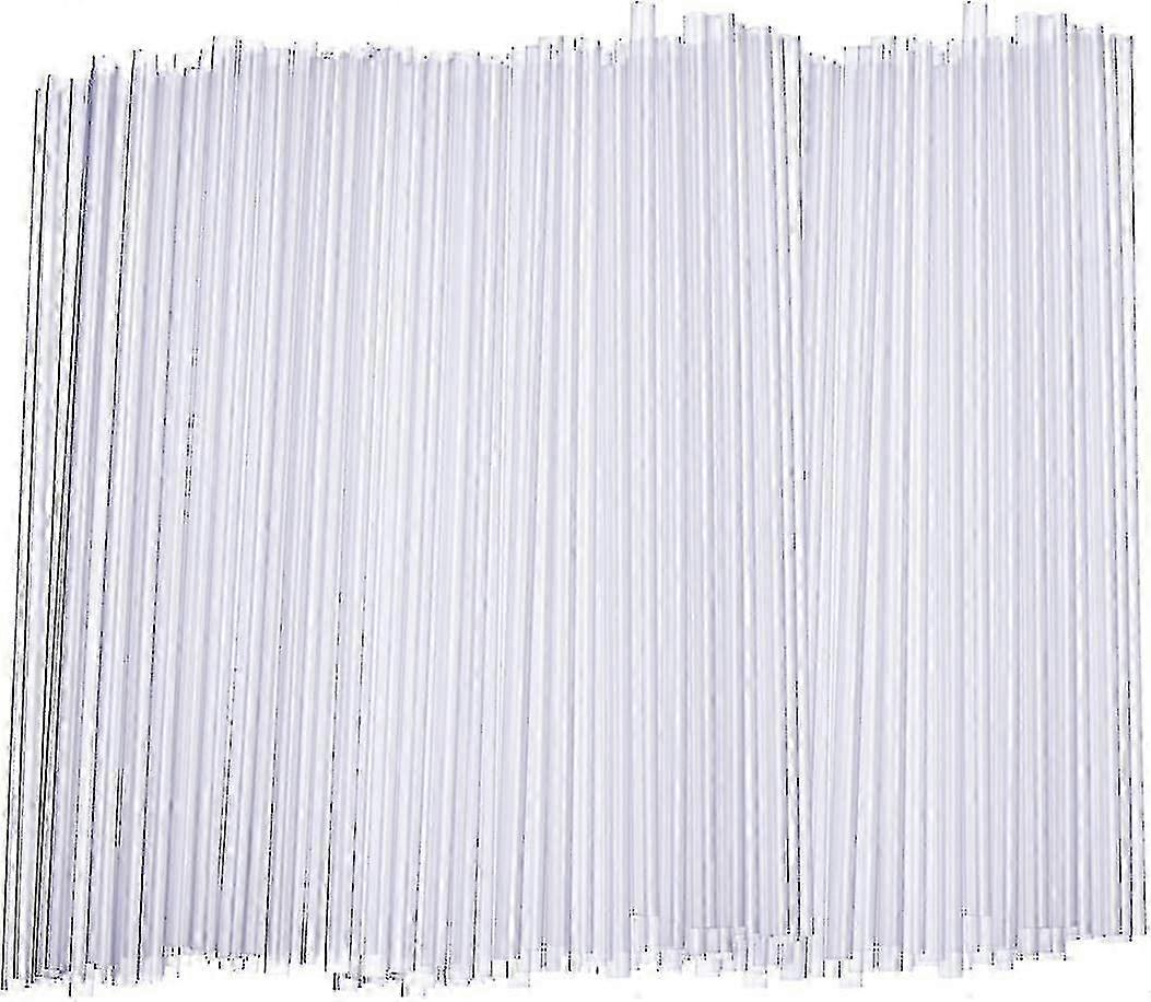 [200 Pack] Disposable Plastic Drinking Straws - 6" High - Clear From Yaying