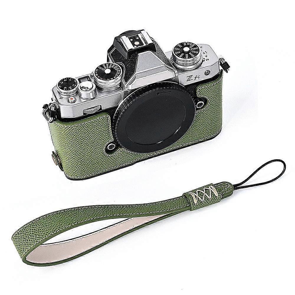 Type B Leather Camera Case For Nikon ZFC Bottomalf-Body Camera Cover Anti-Scratch Protector