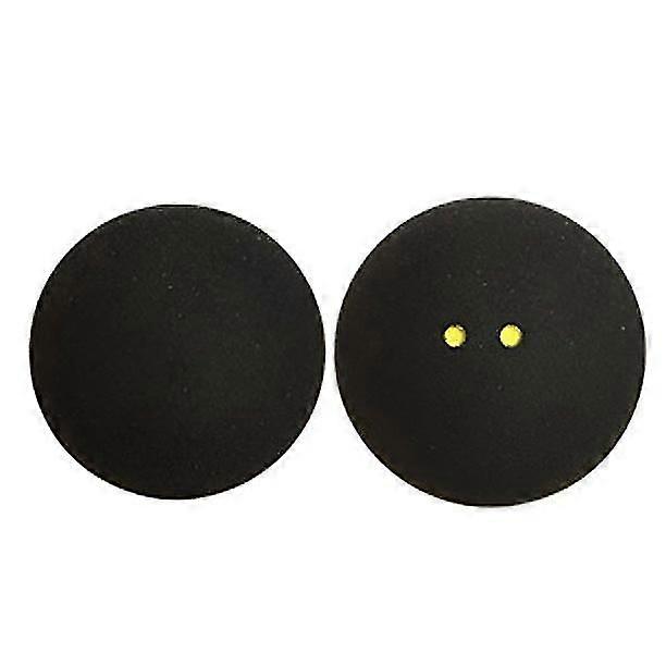 2 st squashbollar tvågula prickar låghastighetsträning squashbollar bla gummi raet bollar, mycket lämplig för utomhus s,8514