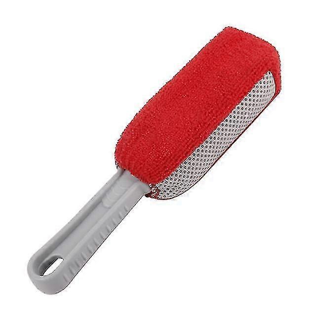 Car Wheel Plastic Handle Cleaning Brush(1 Piece,red)
