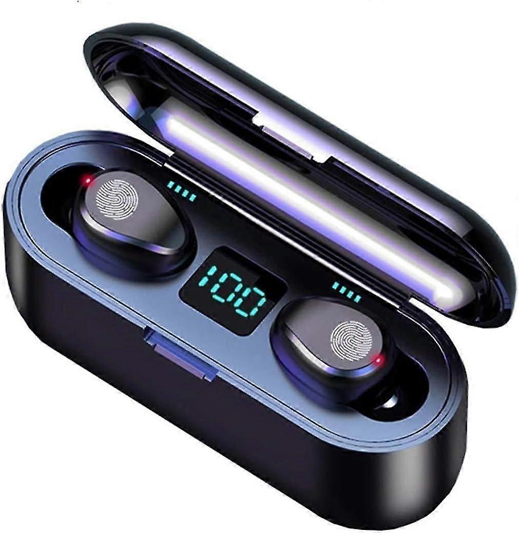 Bluetooth Earbuds,5.0 Earbuds With 2000mah Charging Case Led Battery Display 60h Playtime In-ear Touch Bluetooth Headset Ipx7 Waterproof True Wireless