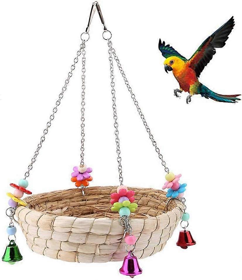 Bird, Toy, Nest, Swing