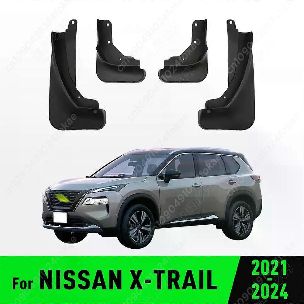 日産エクストレイル2021、2022、2023、2024フェンダー、マッドフラップ、ガード、スプラッシュフラップ、マッドガード、カーアクセサリー、スプラッシュフラップ、マッドガード、カーアクセサリー、エクスクルージョン、エクスクルード、シューティング、フットボール、マッドガード、カーアクセサリー
