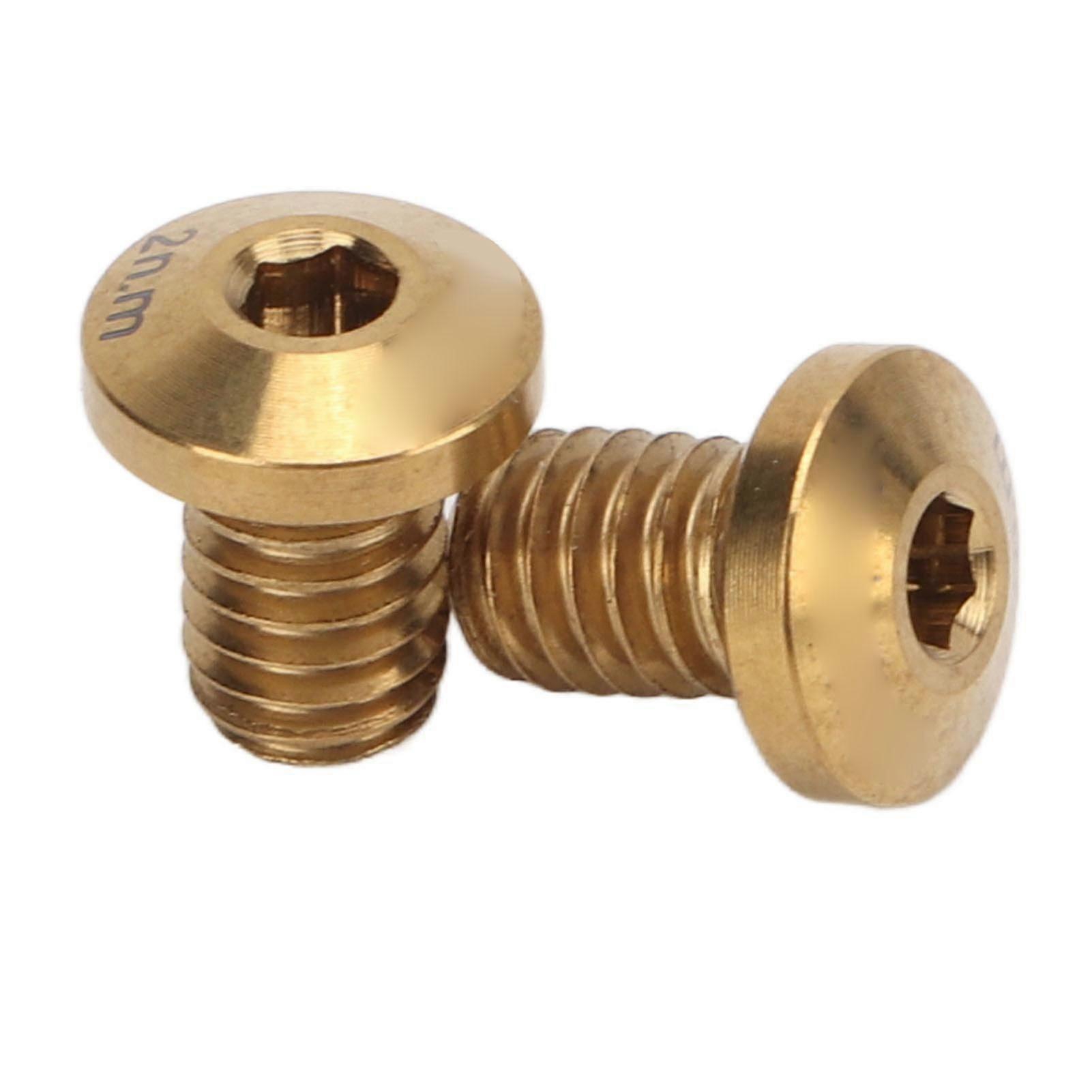 Mountain Bicycle Brake Fixed Screws - 2Pcs Accurate Thread UT6800DA9000DA9010FORCE Gold
