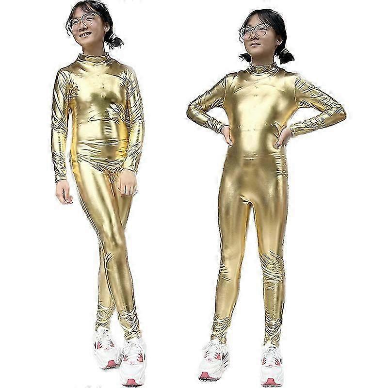Halloween Børnepiger Drenge Bronzing Tights Jumpsuits