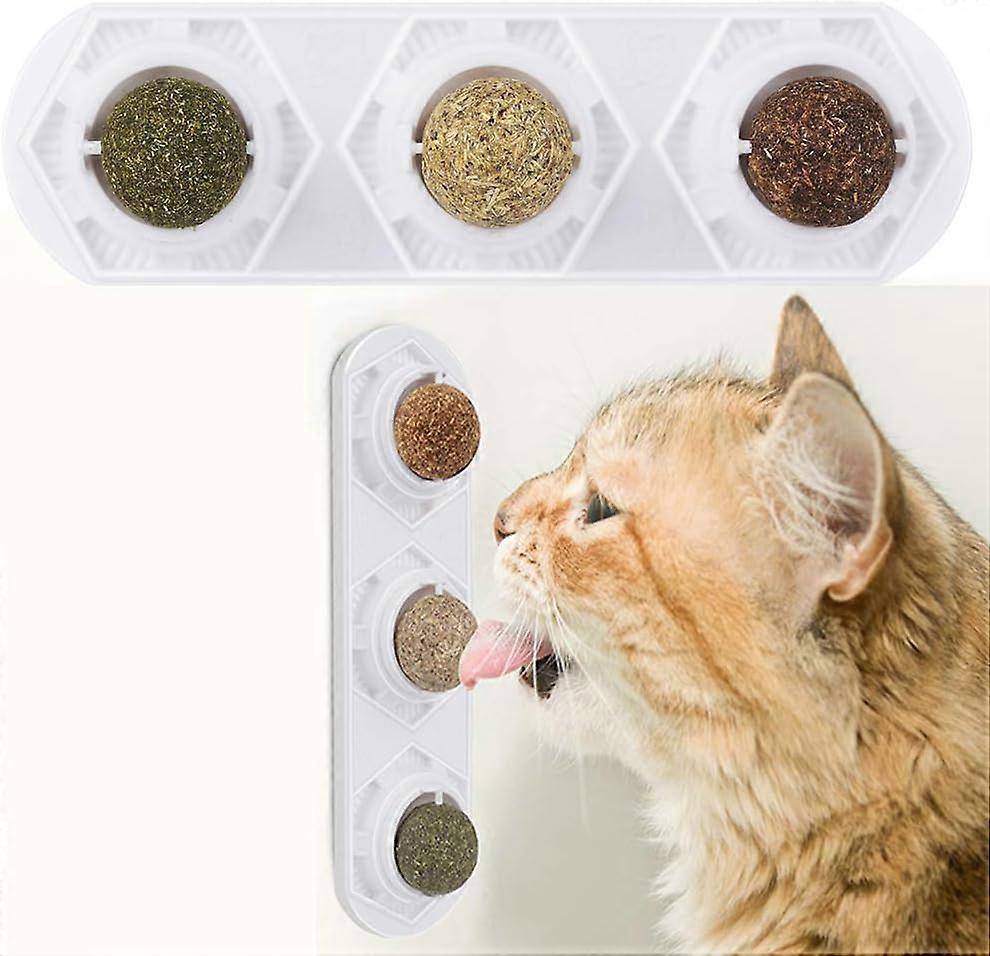 Catnip Toys, Edible Catnip Balls, Safe and Healthy Catnip, Cat Family Chasing Toys, Cleaning Teeth, Protecting Stomach Read More