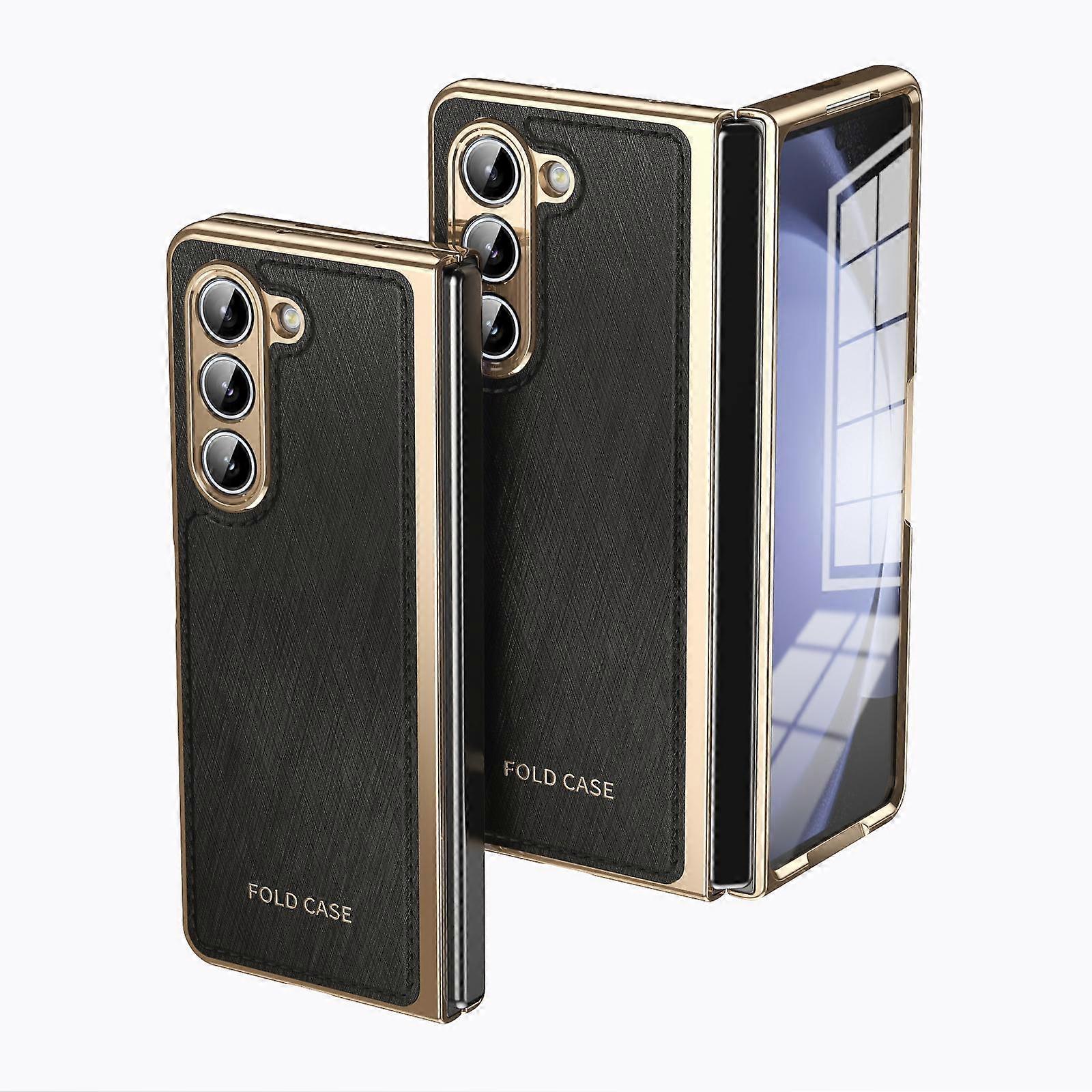 Integrated Gold Wire Silver Brocade Plating Phone Case