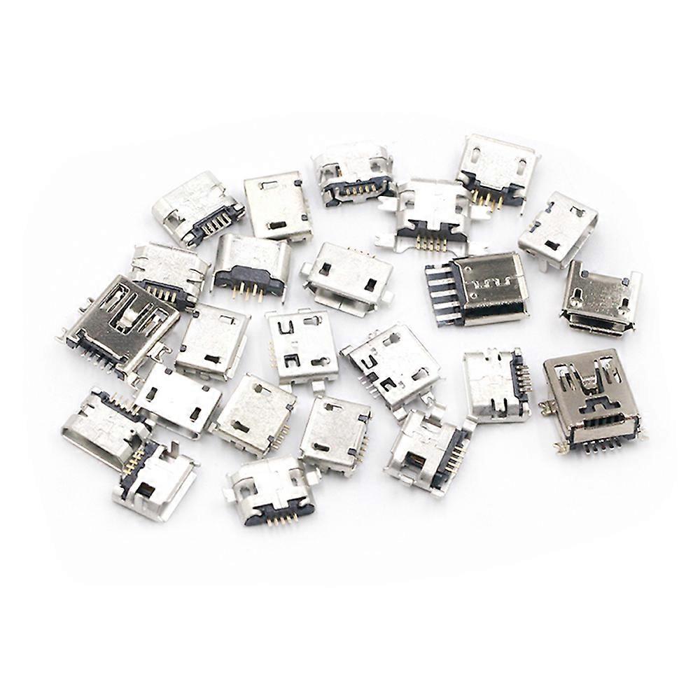 Multi-Spec USB Connector Pin Set 50-240pcs with Storage Box