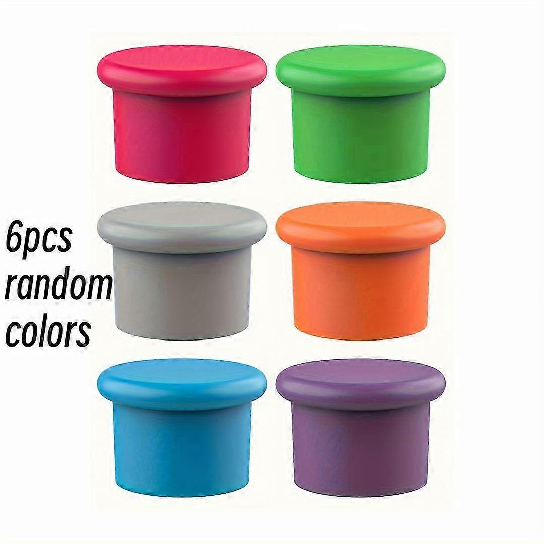 6 db-os szilikon bordugó - Újrafelhasználható palackzárók borhoz, sörhöz, pezsgőhöz - Univerzális otthoni és éttermi használatra