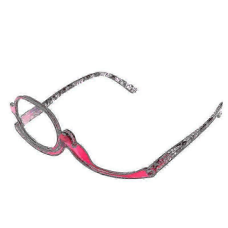 Femei machiaj ochelari de lectură rotative Flip Make Up ochelari de vedere presbyopic +1.00 La +4.0