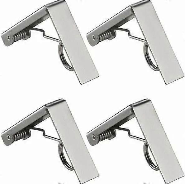 Secure Fastening Tablecloth Clips, Durable Design For Outdoor Tables, Stainless Steel Picnic Clips, Multipurpose With An Elegant Setting For Indoor &