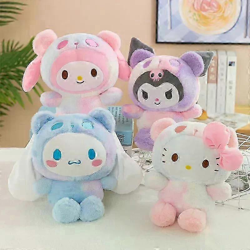 Sanrio 25Cm Anime Sanriod Spielzeug Kawaii Kuromi Mymelody Cinnamorol Plüsch Weiche Kuscheltiere Puppe Plüschtier Kissen Weihnachten Geschenk Dekor