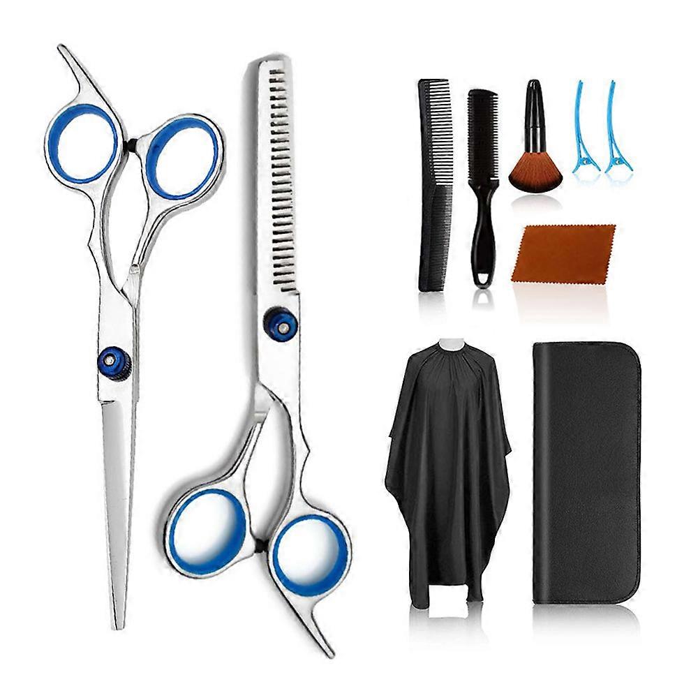 Salon Scissors, Ergonomic Offset Handle Design for Optimal Control