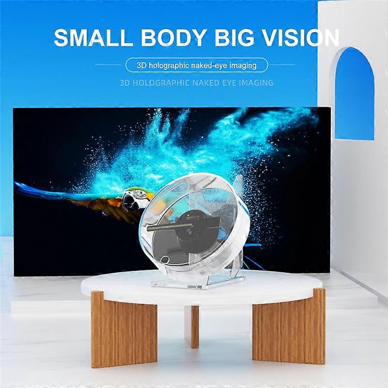 3D Fan Hologram Projector LED Sign Display Support Images and Video