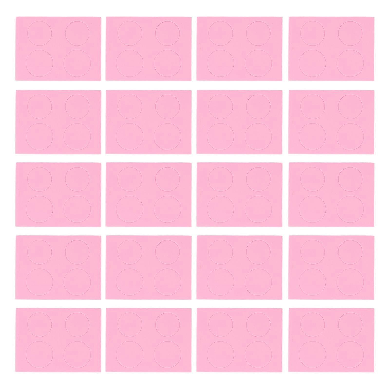 Foam Tube Rack Rectangle High Density Floating Foam Centrifuge Tube Holder for Laboratory Pink 4 Hole 20 Pcs (for 50ml Centrifuge Tube) 